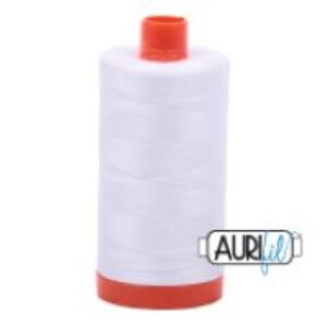 White - 2024 - 50 weight - Aurifil