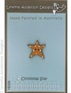 Little Sew N Sew - Christmas Star - Old Gold