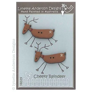 Little Sew N Sew - Cheeky Reindeer - bUTTON