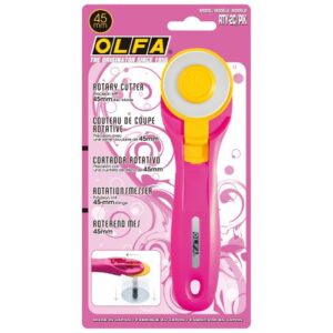 Little Sew N Sew - Olfa - Rotary Cutter - Pink - 45mm