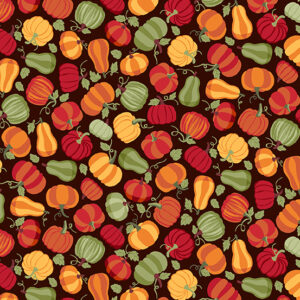 Pumpkins Brown - Autumn Days - 2597V