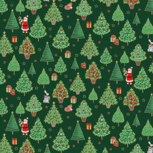 Green -Trees - Merry Christmas - 2481G