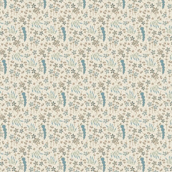 Flower Field Print Cream - Something Borrowed Something Blue 2 - Lynette Anderson - 80510-111