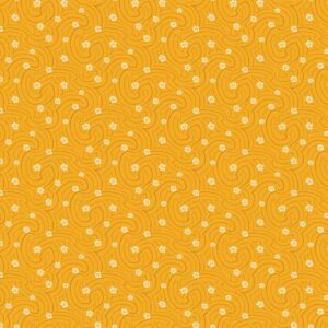 Swirly Dots - Cheddar - Indigo Cheddar II - 1141O