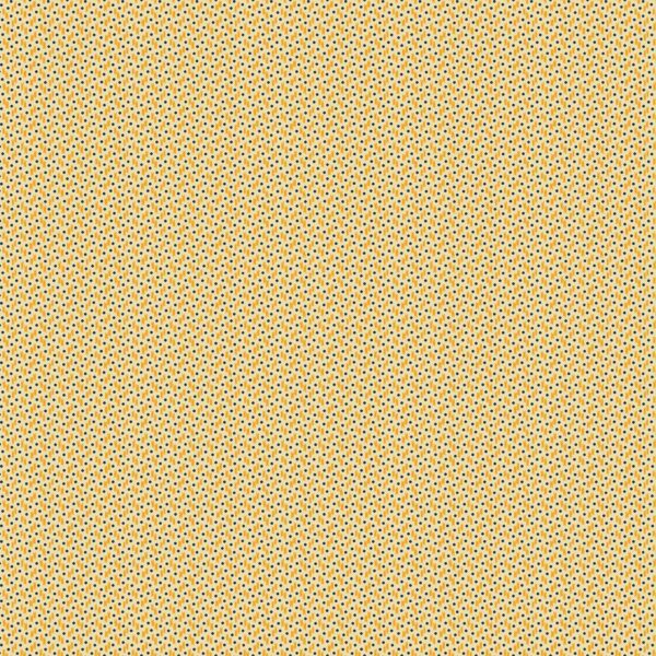 Ikat Dot - Cream - Indigo Cheddar II - 1146L