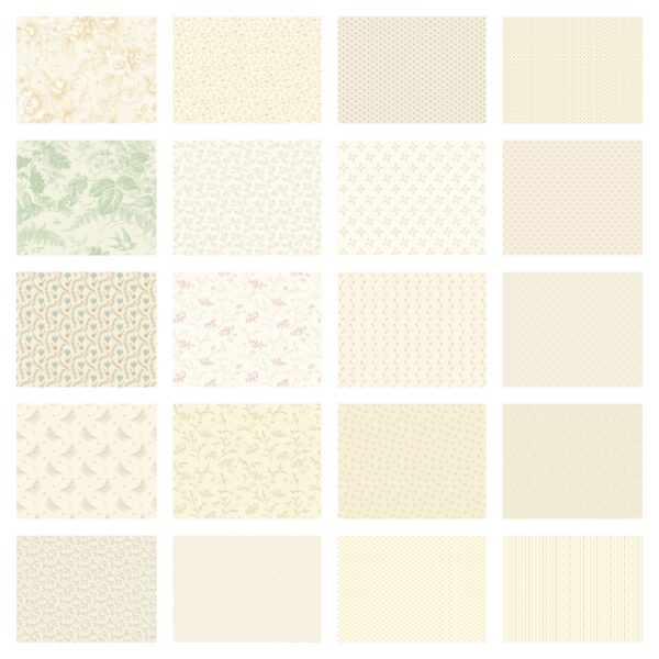 Fat Quarter Pack - 20 x Fat 1/4 - Pebbles