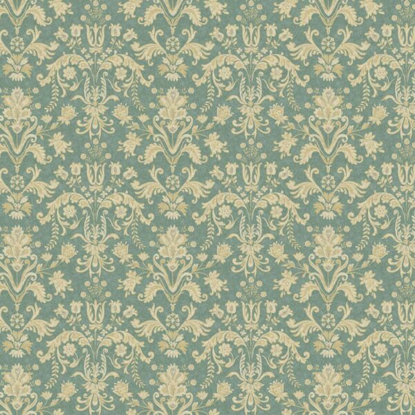 Teal - Damask - Farmhouse - 1354T