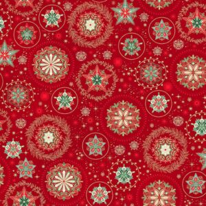 Red - Snow Crystal - Good Tidings - 103R