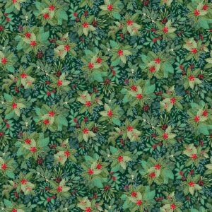 Dark Green - Holly Bush - Good Tidings - 107G9