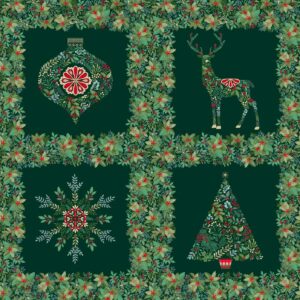 Green - Squares - Good Tidings - 111G