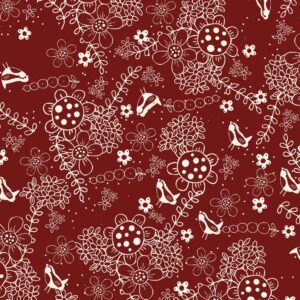 Red - Flowerspray - Red Velvet - 81700-1