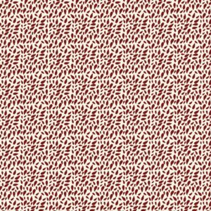 Cream - Leaves - Red Velvet - 81700-2
