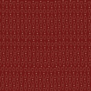 Red - Hearts - Red Velvet - 81700-3