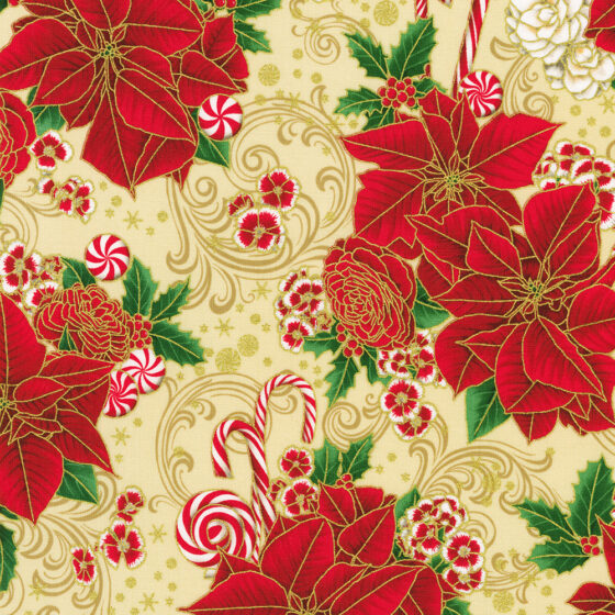 Cream - Peppermint Twist - Holiday Flourish - 22945-84