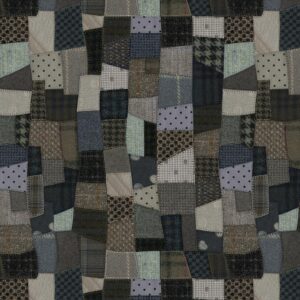Slate - Blanket Stitch Patchwork - Snowy Days & Frosty Nights - 8463-79