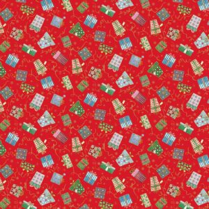 Red - Gifts - Jolly St Nick - 119R