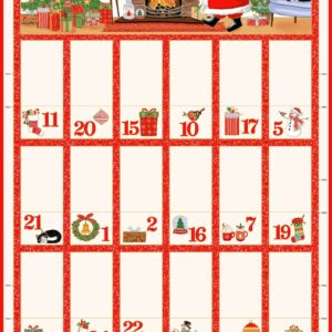 Advent Panel - Jolly St Nick - 128-1