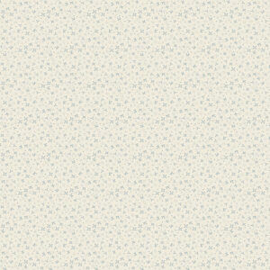 Blue on Cream - Floating Petals - Slow and Steady - DV7434