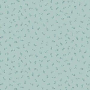 Teal - Sprig - Petite Fleur - 187T