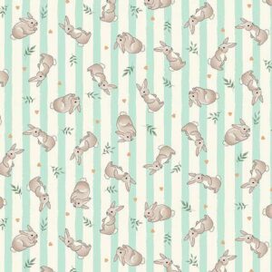 Teal - Bunnies - Little Ones - 191T