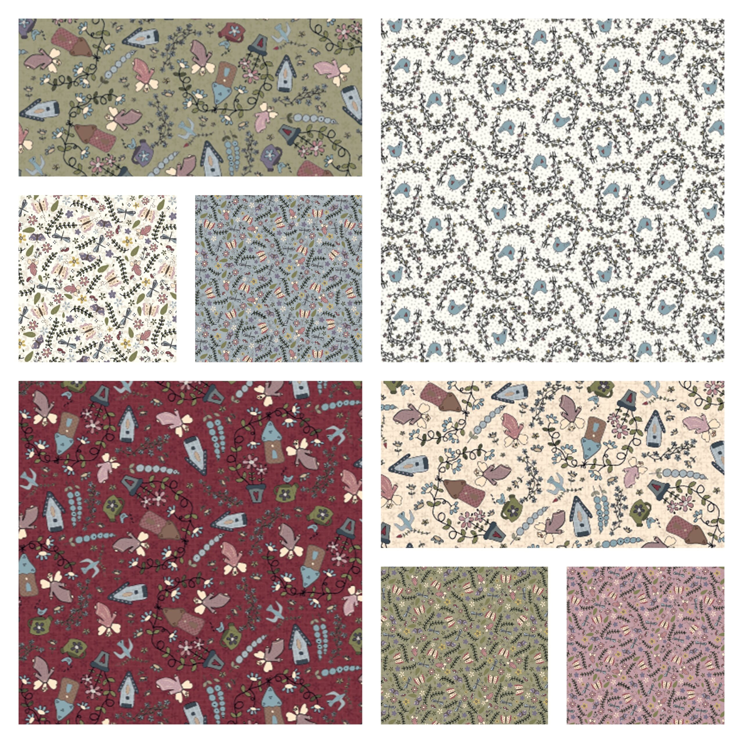 Fairy Garden - Fabric Pack 1