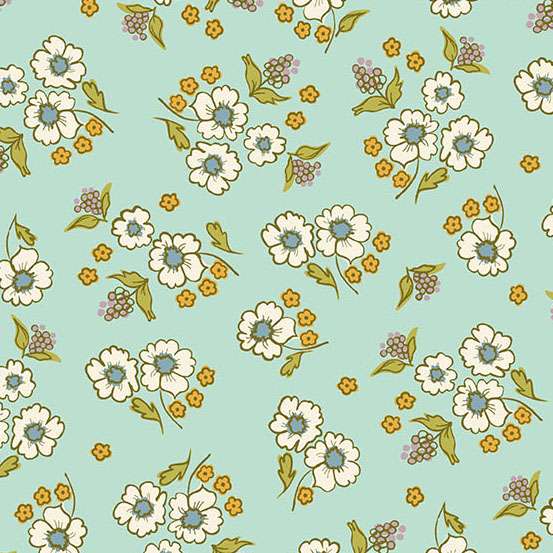 Teal - Stellar Blooms - Celestial Garden - 10025T