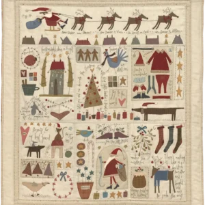 The Santa The Tree The Turkey and Me Quilt Pattern
