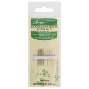 Gold Eye Hand Sewing Needles - Quilting - No. 10 - Clover - CL496_10