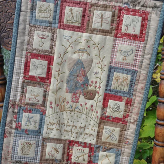 Peaceful Garden Wall Hanging Pattern