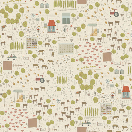 Cream - Farm Scene - Appleby Farm - DV7730
