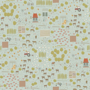 Light Blue - Farm Scene - Appleby Farm - DV7732