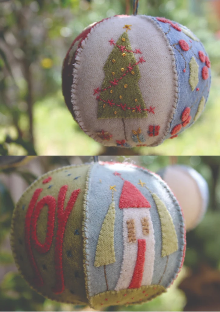 Joyful Christmas Bauble - Pattern