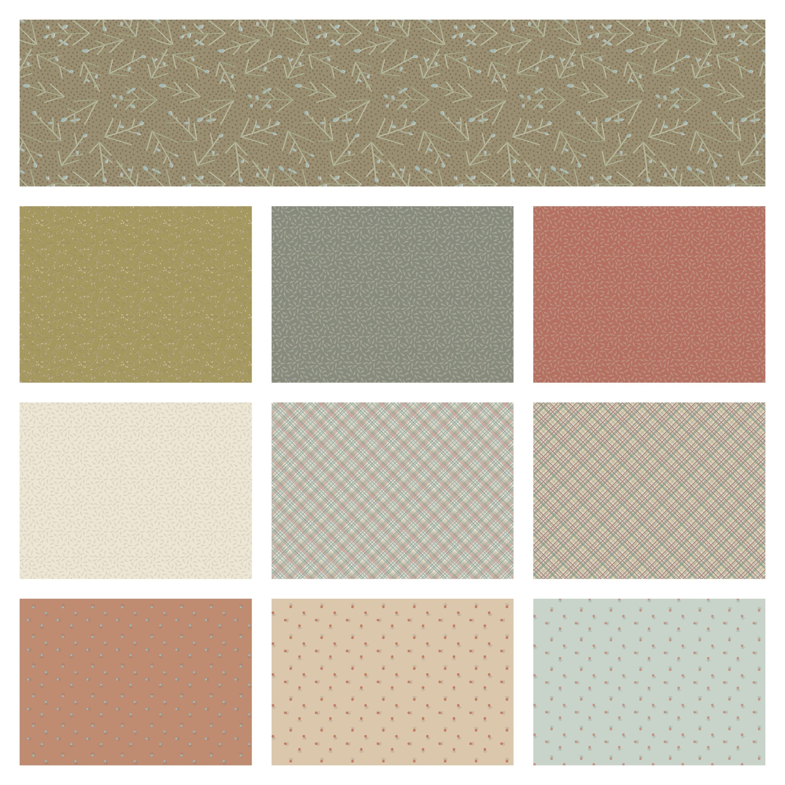 Fat quarter pack - Appleby Farm